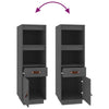 Grauer Schrank Davijani 34x40x108,5cm (Kiefer)