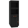 Schwarzer Schrank Davijani 34x40x108,5cm (Kiefer)