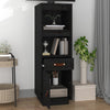 Schwarzer Schrank Davijani 34x40x108,5cm (Kiefer)