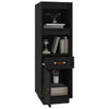 Schwarzer Schrank Davijani 34x40x108,5cm (Kiefer)