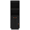 Schwarzer Schrank Davijani 34x40x108,5cm (Kiefer)