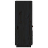 Schwarzer Schrank Davijani 34x40x108,5cm (Kiefer)