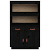 Schwarzer Schrank Adip 67x40x108,5cm (Kiefer)