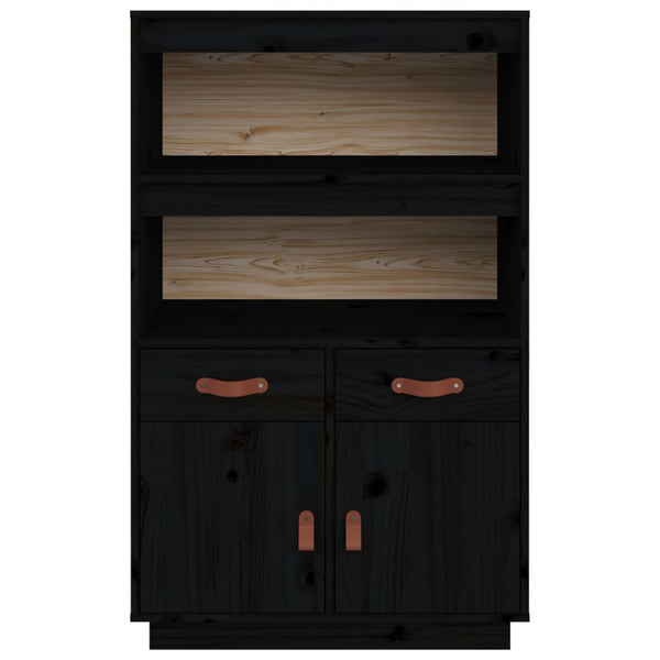 Schwarzer Schrank Adip 67x40x108,5cm (Kiefer)