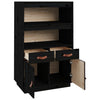 Schwarzer Schrank Adip 67x40x108,5cm (Kiefer)