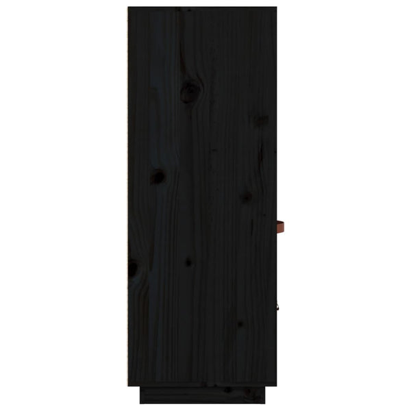 Schwarzer Schrank Adip 67x40x108,5cm (Kiefer)