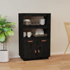 Schwarzer Schrank Adip 67x40x108,5cm (Kiefer)