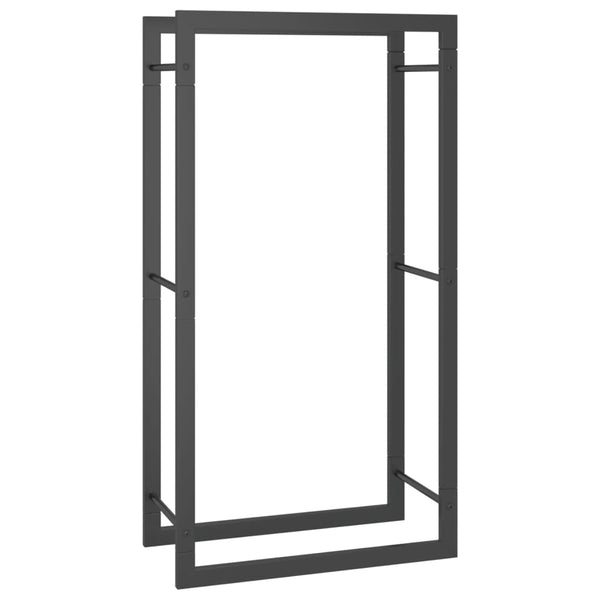 Mattamusta polttopuuteline Sterling 50x28x94cm (teräs)