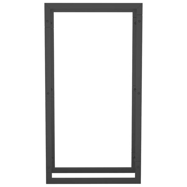 Mattamusta polttopuuteline Sterling 50x28x94cm (teräs)