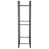 Mattamusta polttopuuteline Sterling 50x28x94cm (teräs)
