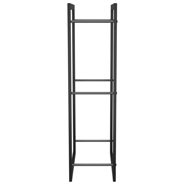 Mattamusta polttopuuteline Sterling 50x28x94cm (teräs)