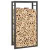 Mattamusta polttopuuteline Sterling 50x28x94cm (teräs)