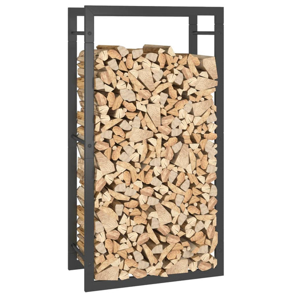 Mattamusta polttopuuteline Sterling 50x28x94cm (teräs)