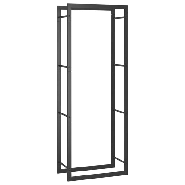 Mattamusta polttopuuteline Sterling 50x28x132cm (teräs)