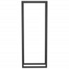 Mattamusta polttopuuteline Sterling 50x28x132cm (teräs)
