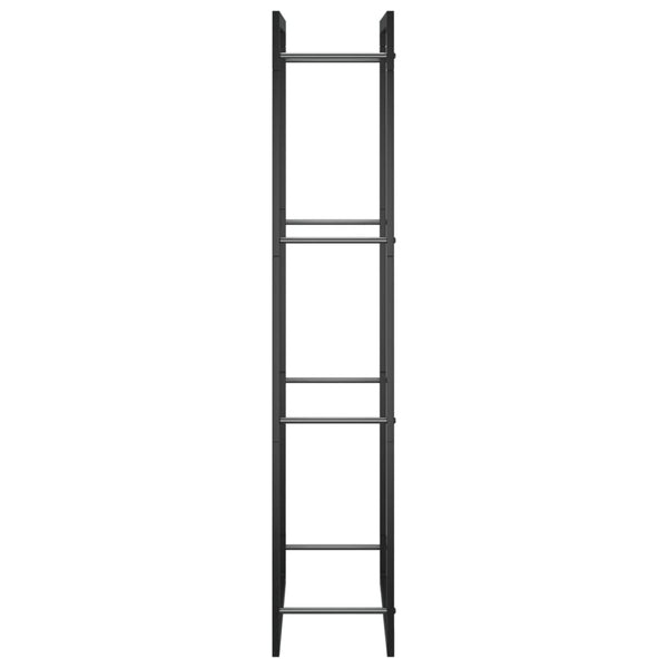 Mattamusta polttopuuteline Sterling 50x28x132cm (teräs)