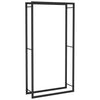 Mattamusta polttopuuteline Sterling 80x28x154cm (teräs)