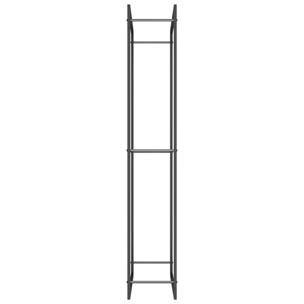 Mattamusta polttopuuteline Sterling 80x28x154cm (teräs)