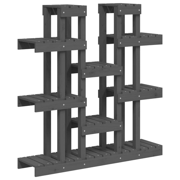 Harmaa kasviteline Bei 104,5x25x109,5cm (mänty)