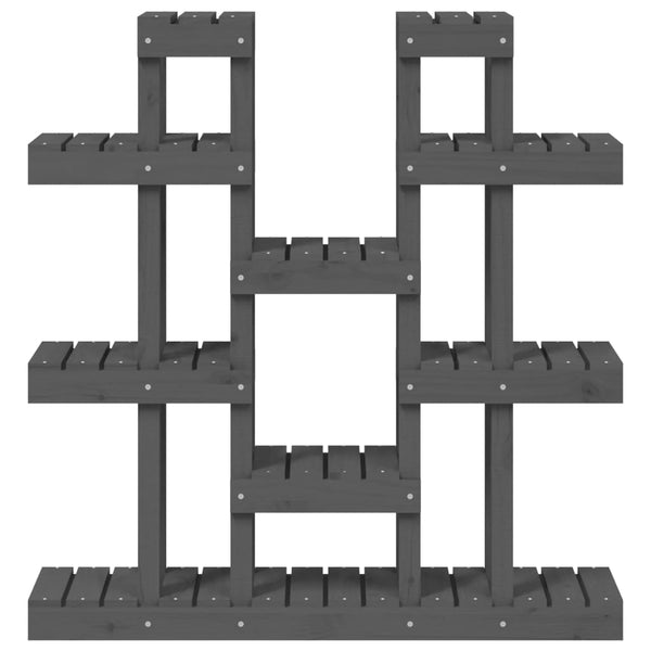 Harmaa kasviteline Bei 104,5x25x109,5cm (mänty)