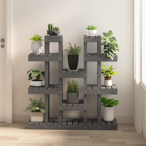 Harmaa kasviteline Bei 104,5x25x109,5cm (mänty)