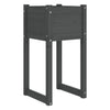 Grauer Blumenkasten Kylee 40x40x81cm (Kiefer)