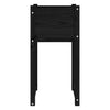 Schwarzer Blumenkasten Kylee 40x40x81cm (Kiefer)