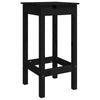 Schwarze Barhocker Janka 40x40x78cm (2 Stk. Kiefer)