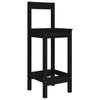 Schwarze Barhocker Janka 40x41,5x112cm (2 Stk. Kiefer)