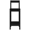 Schwarze Barhocker Janka 40x41,5x112cm (2 Stk. Kiefer)