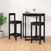 Schwarze Barhocker Janka 40x41,5x112cm (2 Stk. Kiefer)