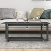 Couchtisch Marioarea, grau, 110x55x45cm (Kiefer)