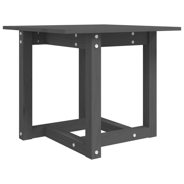 Grauer Couchtisch Marioarea 50x50x45cm (Kiefer)