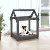 Graues Hundebett Maymie 61x50x70cm (Kiefer)
