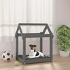 Graues Hundebett Maymie 61x50x70cm (Kiefer)