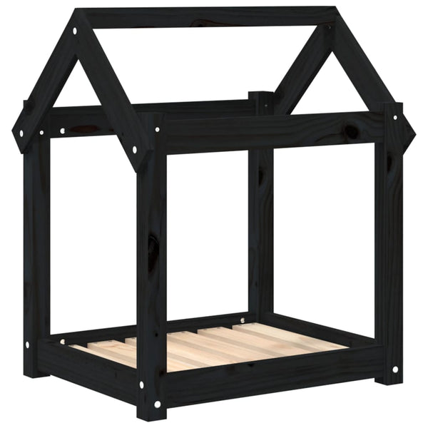 Hundebett Maymie 61x50x70cm, schwarz (Kiefer)