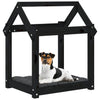 Hundebett Maymie 61x50x70cm, schwarz (Kiefer)