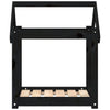 Hundebett Maymie 61x50x70cm, schwarz (Kiefer)