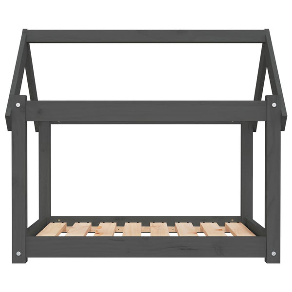 Graues Hundebett Maymie 81x60x70cm (Kiefer)