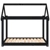 Hundebett Maymie 101x70x90cm Kiefer, schwarz