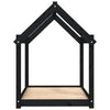 Hundebett Maymie 101x70x90cm Kiefer, schwarz