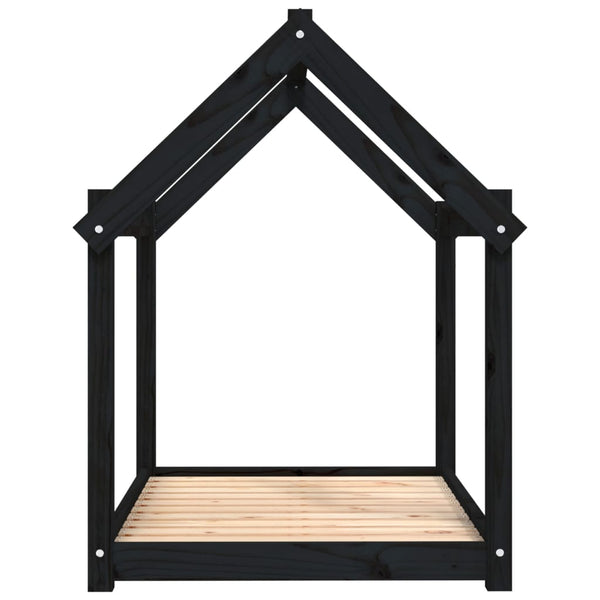 Hundebett Maymie 101x70x90cm Kiefer, schwarz