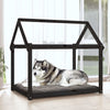 Schwarzes Hundebett Maymie 111x80x100cm (Kiefer)