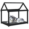 Schwarzes Hundebett Maymie 111x80x100cm (Kiefer)