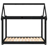 Schwarzes Hundebett Maymie 111x80x100cm (Kiefer)