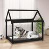 Schwarzes Hundebett Maymie 111x80x100cm (Kiefer)