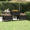Schwarzer Blumenkasten Ionota 178,5x44x75cm (Kiefer)