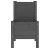 Grauer Blumenkasten Ionota 245,5x44x75cm (Kiefer)