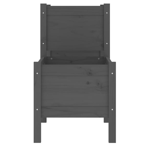Grauer Blumenkasten Ionota 245,5x44x75cm (Kiefer)