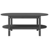 Grauer Couchtisch Nafarea 110x55x45cm (Kiefer)